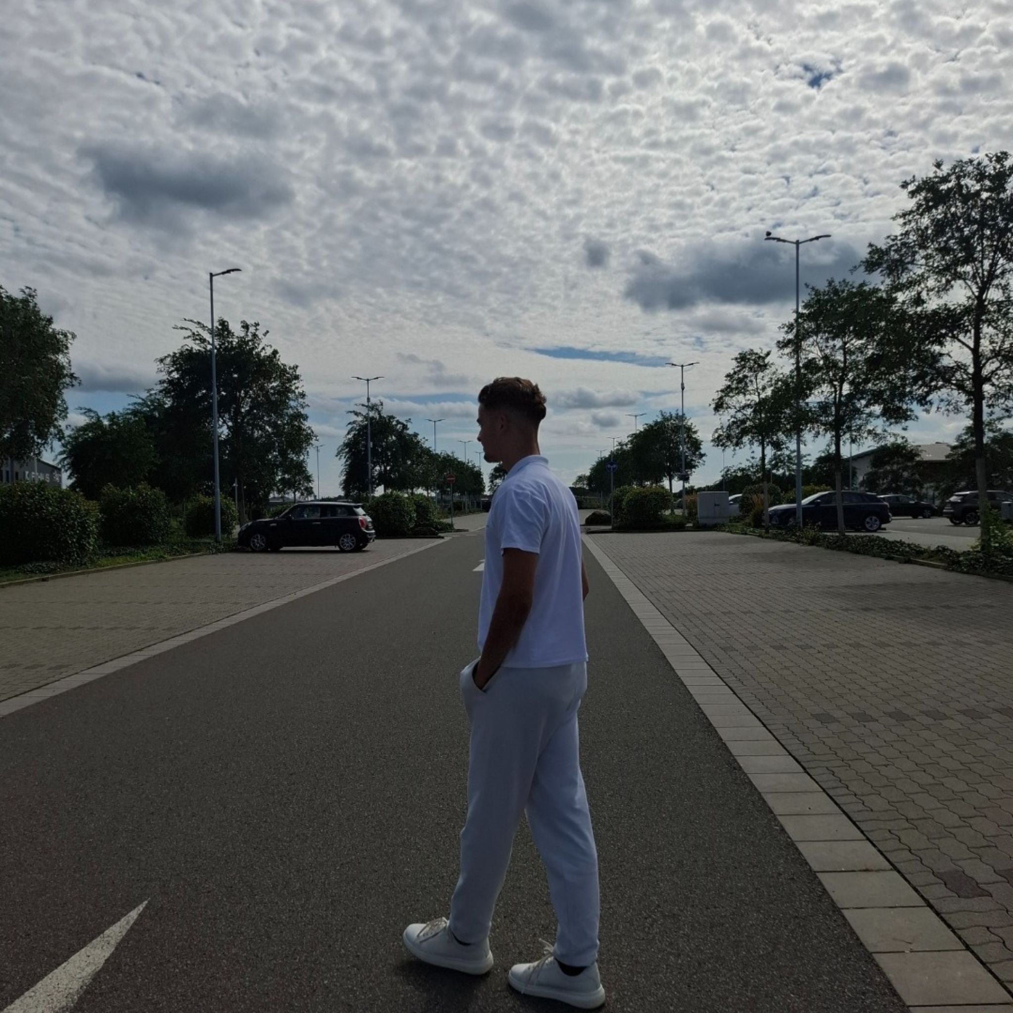 Poloshirt Weiß