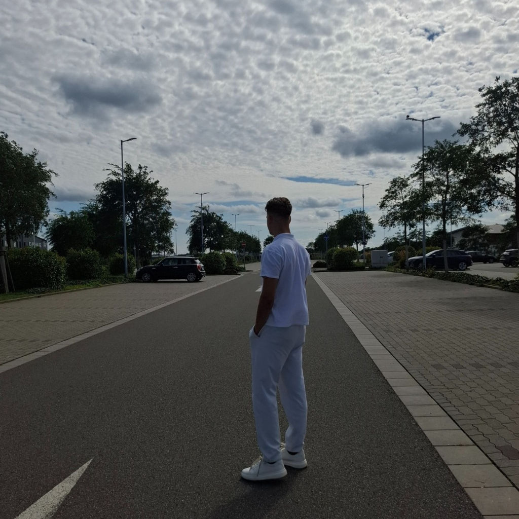 Poloshirt Weiß