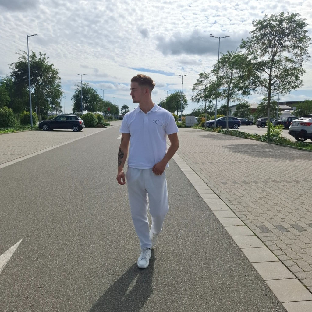 Poloshirt Weiß
